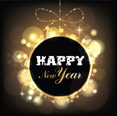 Christmas illüstrasyon Noel top andglittering backgro ile