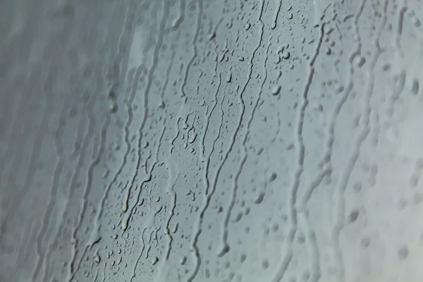 Regen op glas — Stockfoto
