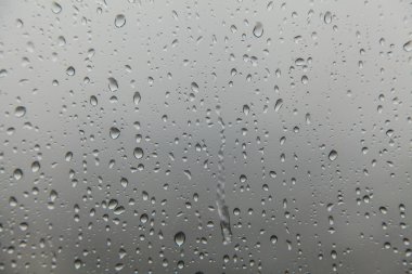 Cam, arka plan dokusu yağmur