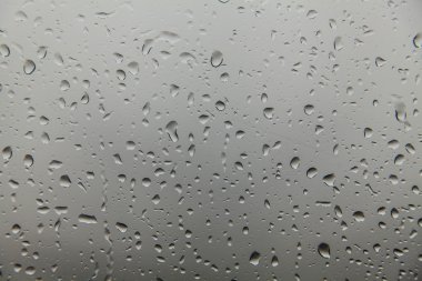 Cam, arka plan dokusu yağmur