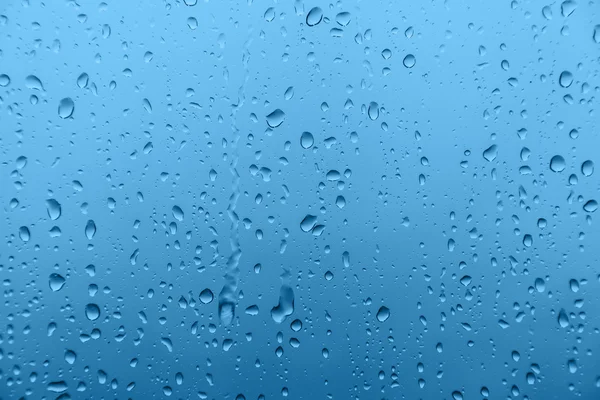 Regen auf Glas — Stockfoto