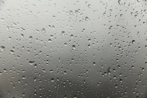 Regen op glas — Stockfoto