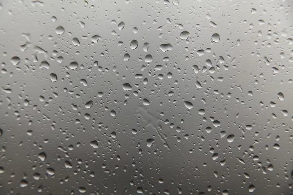 Pioggia su vetro — Foto Stock