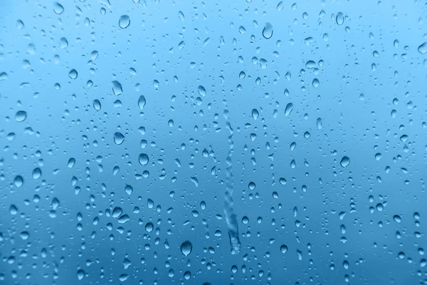 Pioggia su vetro — Foto Stock