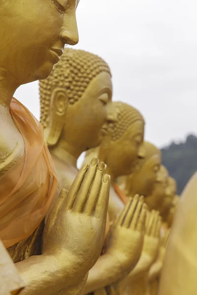 Buddha szobrok, Buddha szobrok Thaiföld — Stock Fotó
