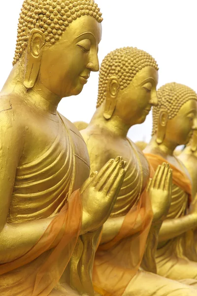 Sochy Buddhy, sochy Buddhy v Thajsku — Stock fotografie