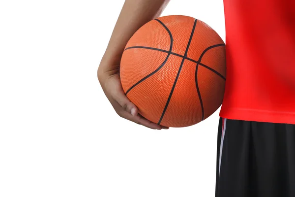 Pemain basket dengan bola. — Stok Foto