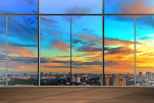 Fenster im modernen Büro — Stockfoto