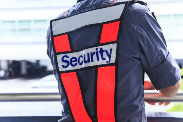 Security guard, het concept van veiligheid — Stockfoto