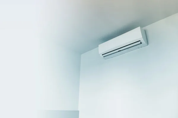 Air conditioner on wall background — Stock Photo, Image