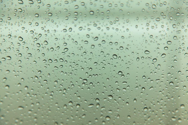 Kapky deště na skleněném pozadí — Stock fotografie