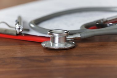 stetoskop tıbbi pano ile