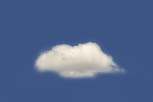 Nuvem branca no céu azul — Fotografia de Stock