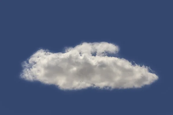 Λευκό σύννεφο στον γαλάζιο ουρανό — Φωτογραφία Αρχείου