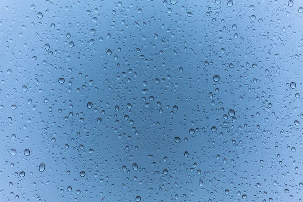 Raindrops on glass background — Stock Photo, Image