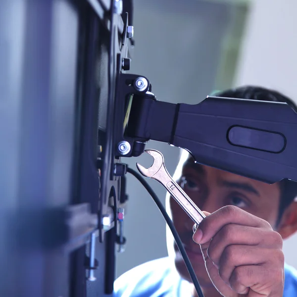 Tv installation Stock Photos, Royalty Free Tv installation Images