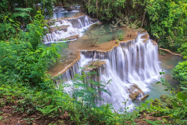 Waterfall in Deep Forest — Stock Photo, Image