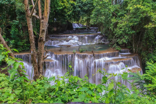 Waterfall in Deep Forest — Stock Photo, Image