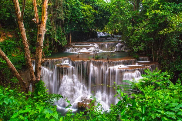 Waterfall in Deep Forest — Stock Photo, Image