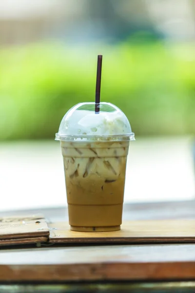 Caffè ghiacciato all'aperto — Foto Stock