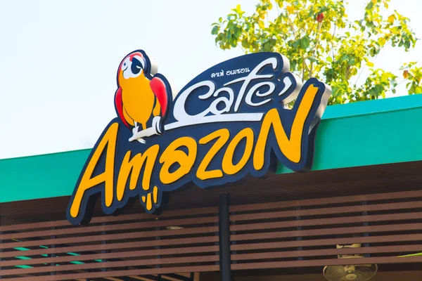 Café Amazon, logo Café Amazon —  Fotos de Stock