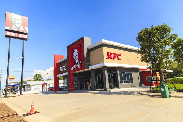 Зовнішній вигляд Kfc ресторану — стокове фото