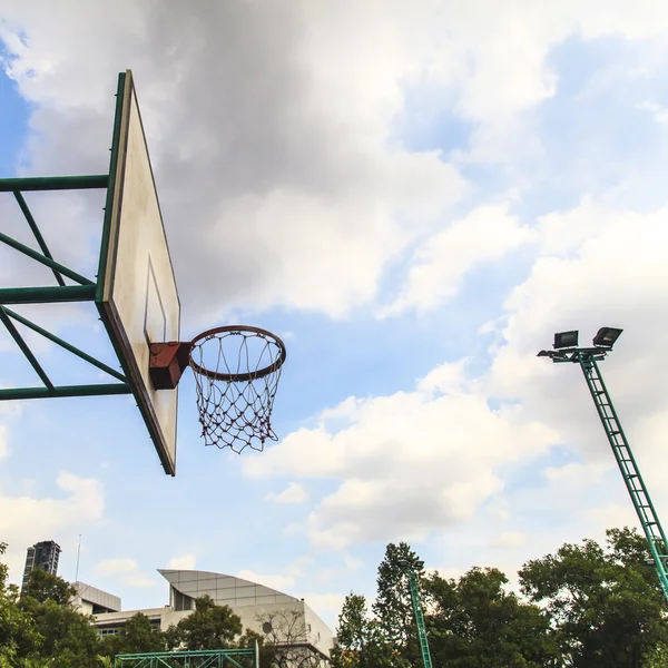 Basketbol saha içi şut — Stok fotoğraf