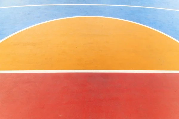 Quadra de basquete, Quadra de basquete ao ar livre — Fotografia de Stock