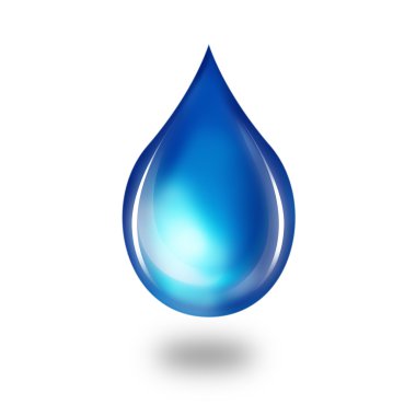 Beyaz arka plan üzerinde petrol düştü
