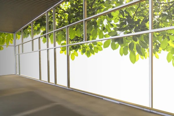 Negocios verdes y edificio de oficinas — Foto de Stock