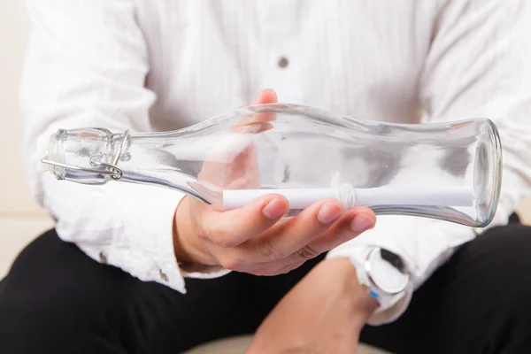 Message in a bottle — Stock Photo, Image