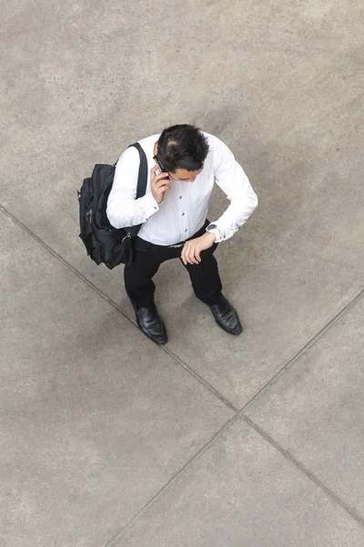 Top view of businessman — Stock Photo, Image