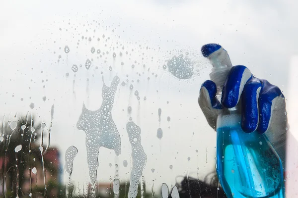 Glasreiniging — Stockfoto