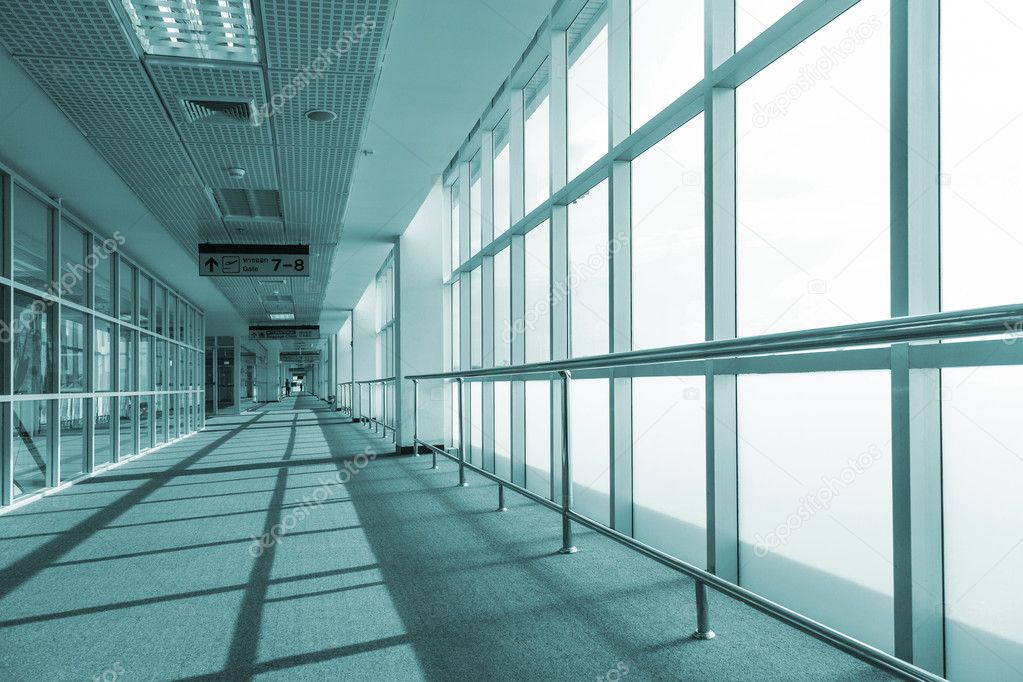 corridor of airport 
