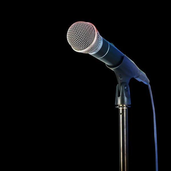 Mikrofon på stativ — Stockfoto