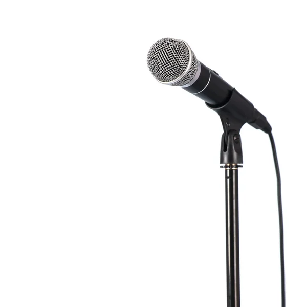Mikrofon på stativ — Stockfoto