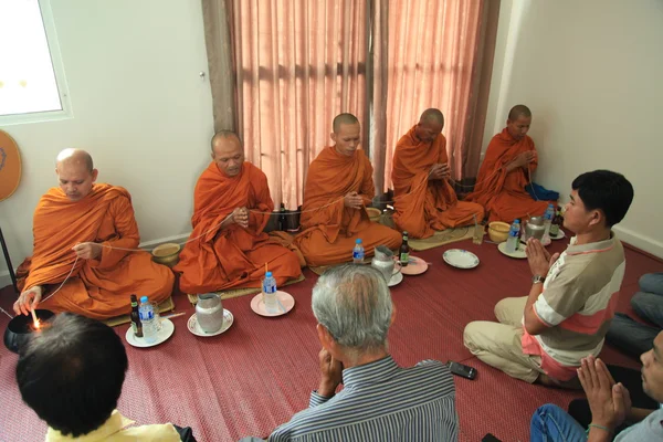 Mnichów w Tajlandii — Zdjęcie stockowe