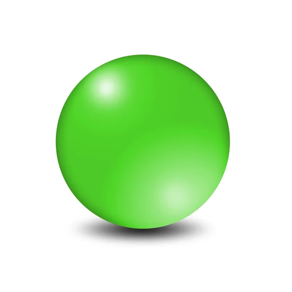 Πράσινη μπάλα — Φωτογραφία Αρχείου