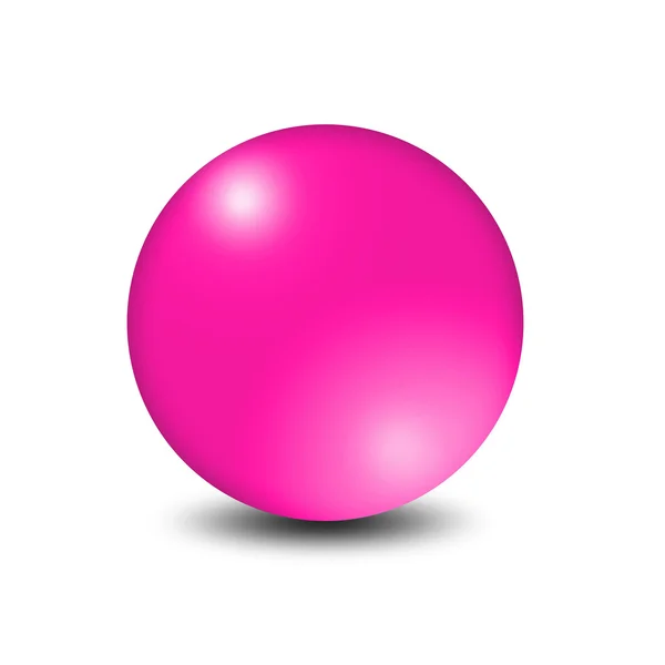Pinkfarbene Kugel — Stockfoto