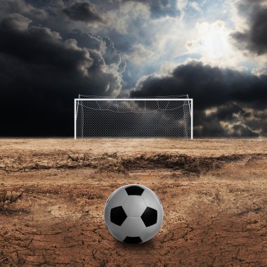 ihmal edilen futbol sahası 
