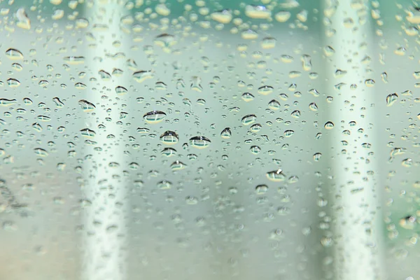 Tekstur latar belakang kaca hujan — Stok Foto