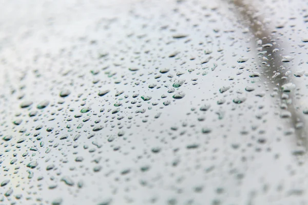 雨水在玻璃背景纹理 — 图库照片