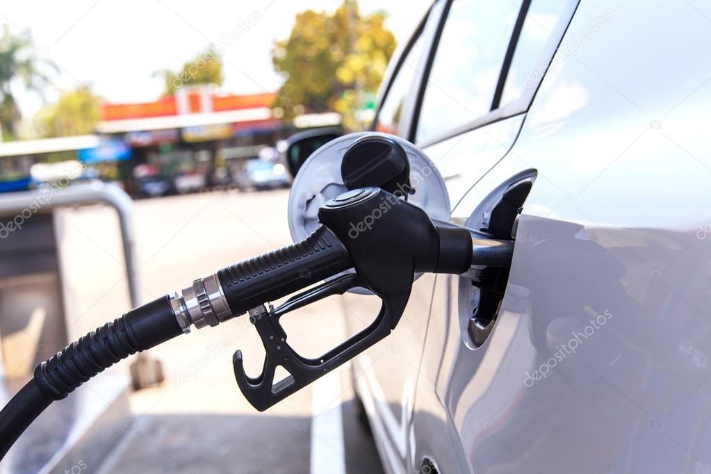 Car refuel in Gas Station