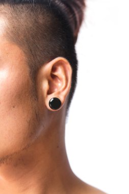 Close Up of Men's ear clipart