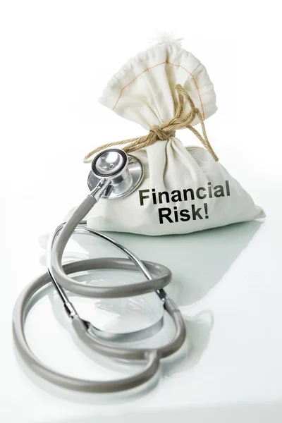 O conceito de diagnóstico financeiro — Fotografia de Stock