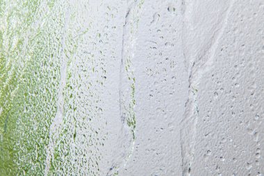 Cam doku arka plan üzerinde duş