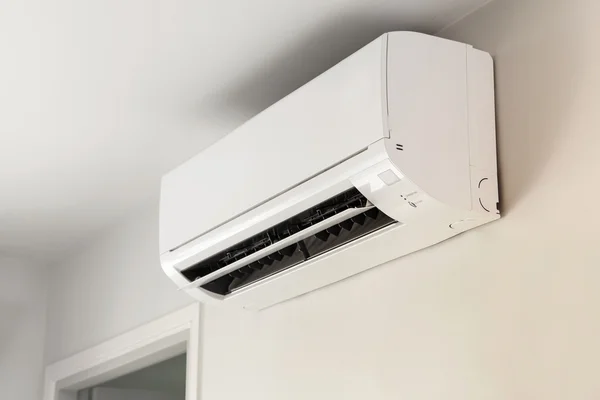 Air conditioner on wall background — Stock Photo, Image