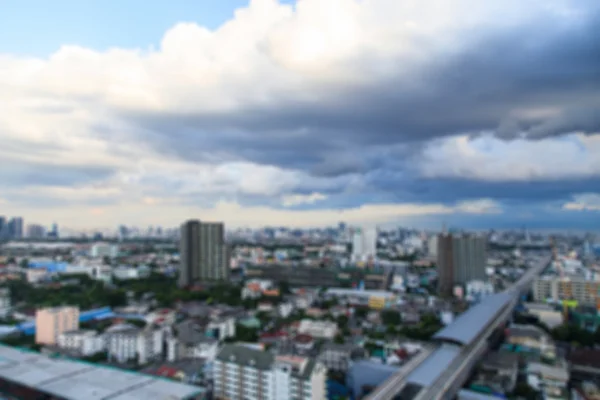 Bangkok, Thajsko letecký pohled s panorama — Stock fotografie