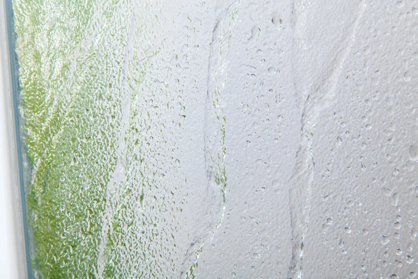 Glas konsistens bakgrunden på duschrum — Stockfoto