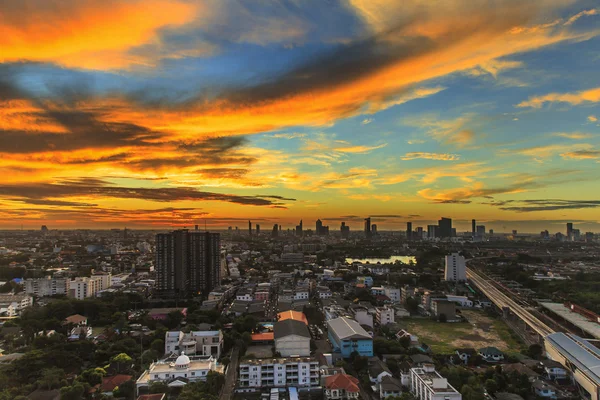 Bangkok, Tajlandia ptaka z skyline — Zdjęcie stockowe